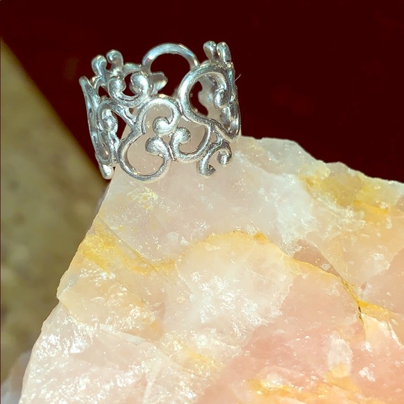 Swirly Sterling Stamped Dream Ring❤️7❤️👑💜 - Picture 6 of 8